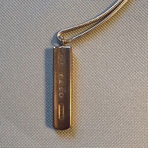 Tiffany & Co. Silver Bar Necklace
